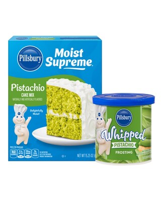 Pillsbury™ Moist Supreme® Pistachio Cake Mix and Pillsbury™ Whipped Pistachio Frosting