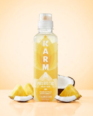 Karma Water Announces Launch of New Pineapple Coconut Probiotic Water