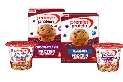 New Premier Protein® Muffin Mixes and Microwavable Muffin Cups