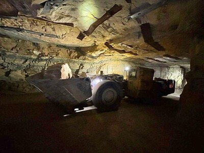Figure 1:  Scooptram mucking underground at the Tony M Mine (CNW Group/IsoEnergy Ltd.)
