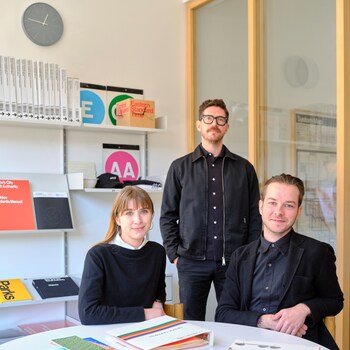 Design team at Order (from left: Megan Nardini, Jesse Reed, Garrett Corcoran), photo by Brian Kelley