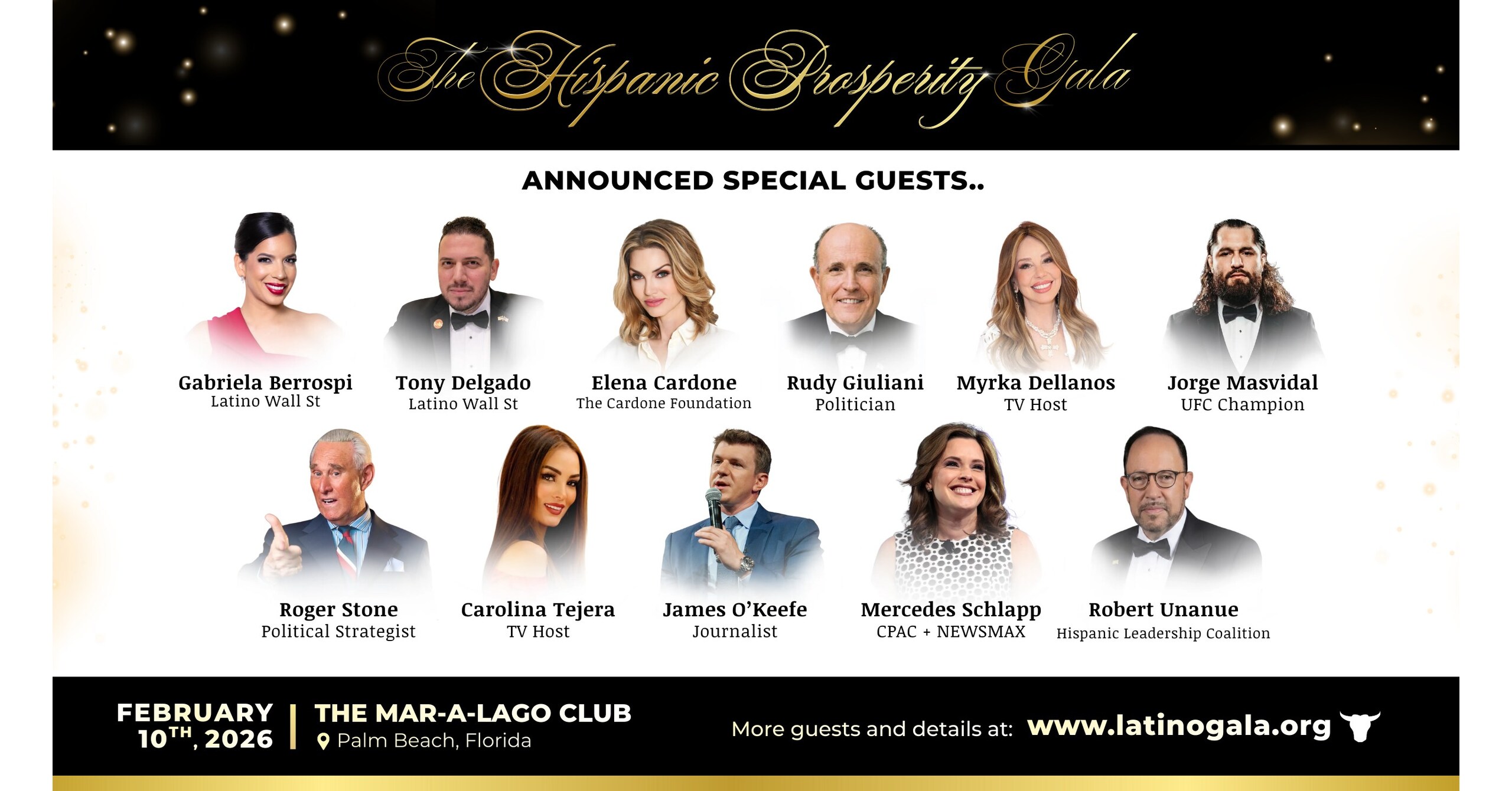 Latino Wall Street Makes History with the Hispanic Prosperity Gala 2026 at Mar-a-Lago Latino Wall Street Makes History with the Hispanic Prosperity Gala 2026 at Mar-a-Lago