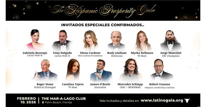 Latino Wall Street hace Historia con la Hispanic Prosperity Gala 2026 en el Club Mar-a-Lago