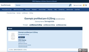 Ozempic From India Now Available at Prices Below U.S. Retail via SaveRxCanada.to International Pharmacy Services