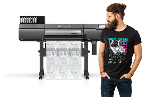 Roland DG's newly updated TY-300 direct-to-film printer features increased white ink capacity, workflow optimizations, and other enhancements for even greater productivity, reliability, and ease of use.