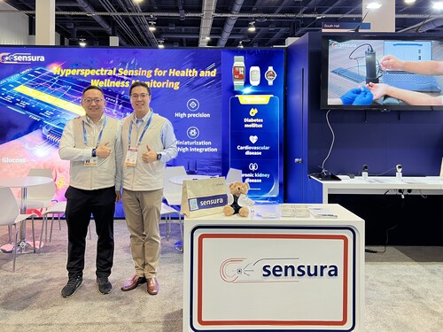 Sensura presents its non-invasive, hyperspectral sensing–based health monitoring platform at CES 2026 in Las Vegas.