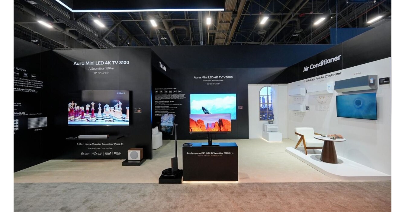 На CES 2026 компания Dreame представляет новые телевизоры на основе технологии Aura Mini LED, предназначенные для домашних кинотеатров и любителей игр На CES 2026 компания Dreame представляет новые телевизоры на основе технологии Aura Mini LED, предназначенные для домашних кинотеатров и любителей игр