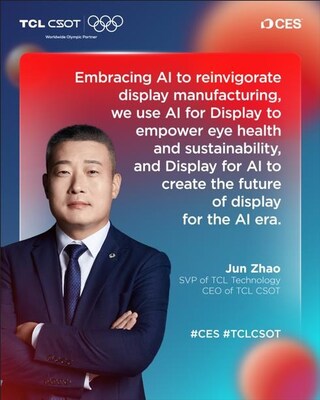 Jun Zhao, Senior Vice President of TCL Technology and CEO of TCL CSOT