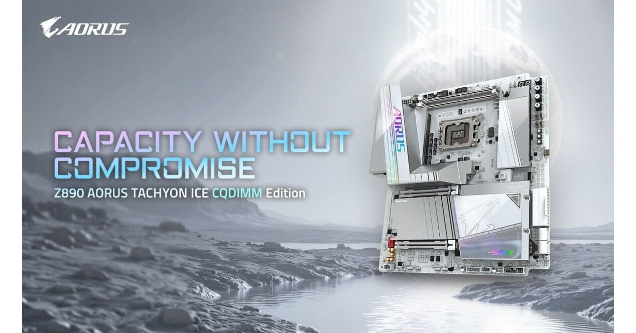 GIGABYTE Announces Worlds First DDR5-7200 at Full 256GB with CQDIMM at CES 2026