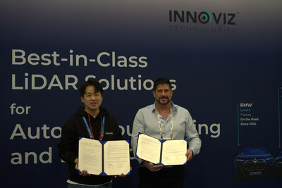 Innoviz partners with Vueron to jointly establish a cloud-based environment for InnovizTwo LiDAR data integrated into Vueron’s VueX platform