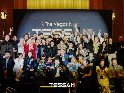 TESSAN team, global creators, and partners celebrating together at 