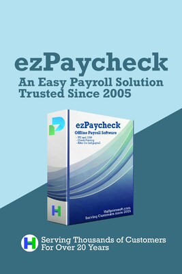 ezPaycheck is the software of choice for SMB's and CPA's. With unlimited clients, simplify payroll and tax documentation now! Learn more at halfpricesoft.com