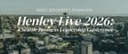 Henley Leadership Group will hold Henley Live: A Business Leadership Conference in Seattle on May 7, 2026.