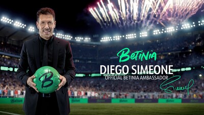 One of Football’s Most Decorated Managers Brings His Passion and Authenticity to Leading Online Betting Platform (PRNewsfoto/Betinia)