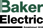 Baker Electric logo, representing leadership in large-scale electrical construction since 1938.