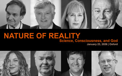Nobel Laureate Roger Penrose, mathematician John Lennox, and leading thinkers convene at Oxford to examine the nature of reality, consciousness, and God on January 23, 2026.