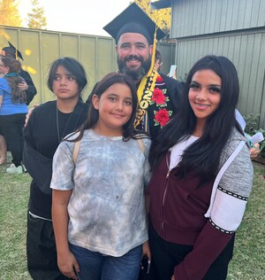 UEI College Graduate Rewrites His Story, Inspires Daughters