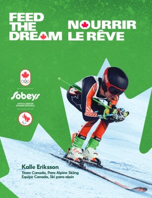 Feed The Dream - Kalle Eriksson, Para Alpine Skiing (CNW Group/Empire Company Limited) (CNW Group/Empire Company Limited)