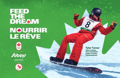 Nourrir le rêve - Tyler Turner, parasnowboard (Groupe CNW / Empire Company Limited) (Groupe CNW/Empire Company Limited)
