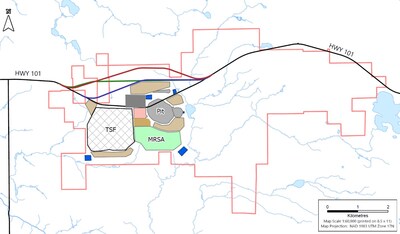 Figure 8: Conceptual PFS Infrastructure and Site Layout Source:&nbsp;Mayfair, 2025 (CNW Group/Mayfair Gold Corp.)