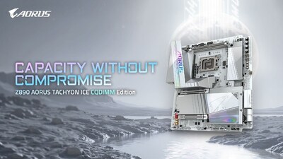 技嘉於 CES 2026 發表全球首創 CQDIMM 技術 實現 256GB 滿載 DDR5-7200 極限效能