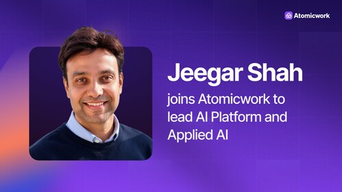 Jeegar Shah joins Atomicwork to lead AI