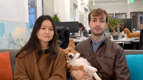 Emily Yuan and Nico Laqua, Co-Founders of Corgi
