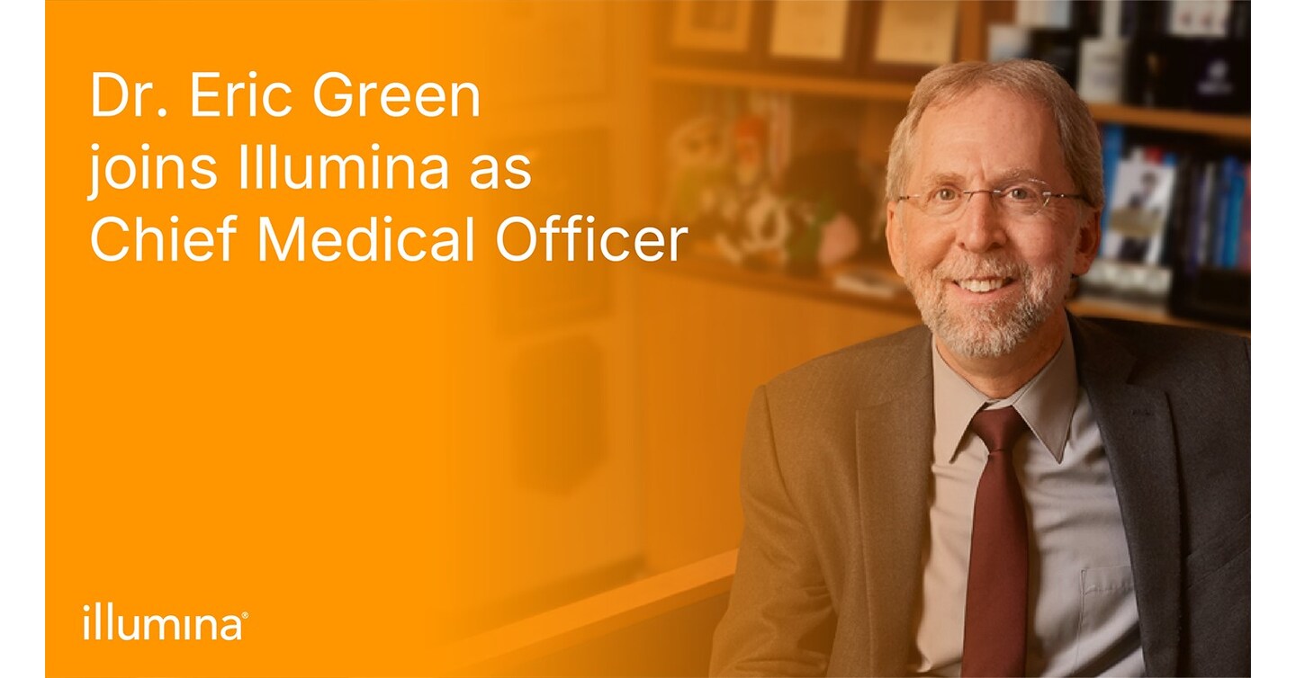 Illumina Appoints Dr. Eric Green as Chief Medical Officer