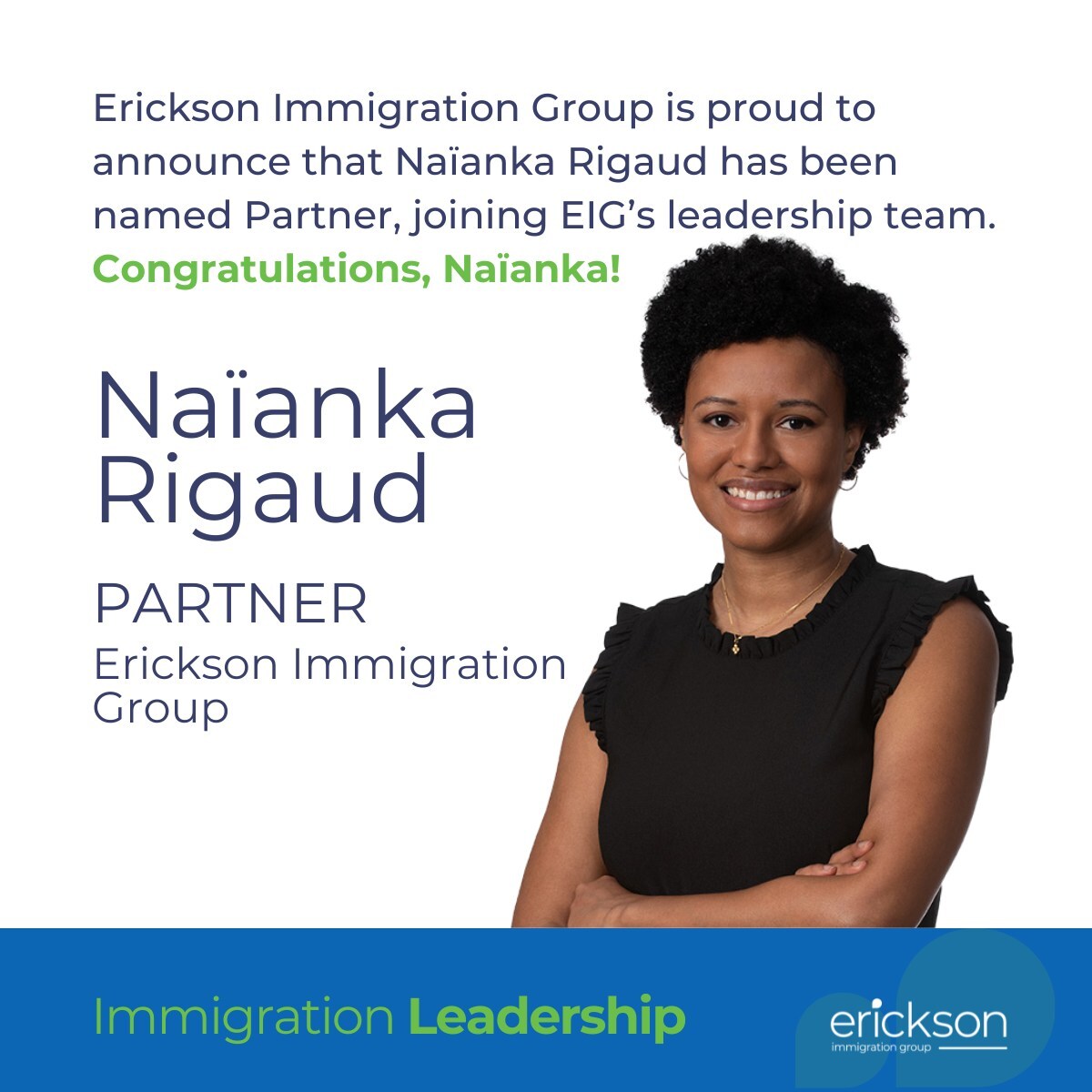 Global Legal Firm Erickson Immigration Group Announces New Partner