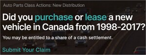 $50 million approved for distribution in Canadian automotive parts price-fixing class action
