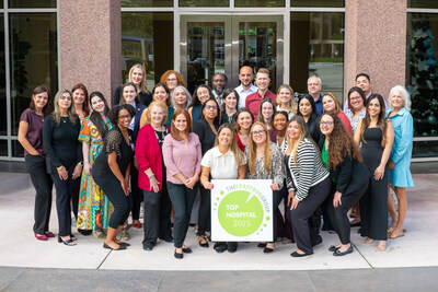 Nicklaus Children's Quality and Safety Team pose for a photo in celebration of their fourth consecutive Leapfrog Top Hospital Award. Quality and safety is not just about data, these are the people behind it.