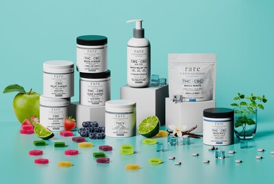 Rare Cannabinoid Company offers gummies, mints, tinctures and topicals with natural, hemp-derived, lab-tested CBC, CBD, CBDV, CBG, CBN, THC, and THCV.