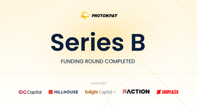 PhotonPay Series B funding round completed, featuring investors IDG Capital, Hillhouse Investment, Enlight Capital, Lightspeed Faction, and Shoplazza. PhotonPay Series B funding round completed, featuring investors IDG Capital, Hillhouse Investment, Enlight Capital, Lightspeed Faction, and Shoplazza.