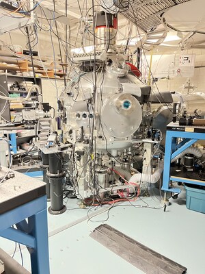 La chambre expérimentale dans laquelle les neutrons sont générés (Groupe CNW/Institut National de la recherche scientifique (INRS)) La chambre expérimentale dans laquelle les neutrons sont générés (Groupe CNW/Institut National de la recherche scientifique (INRS))