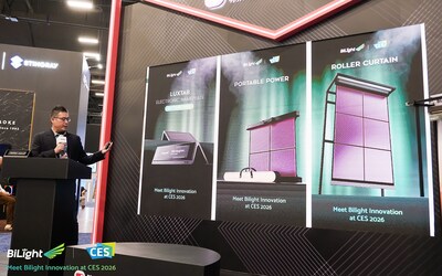 BiLight、CES 2026 に 3 種類の破壊的製品を発表～住宅・商業・アウトドアエネルギー生態系を転換 (PRNewsfoto/BiLight)