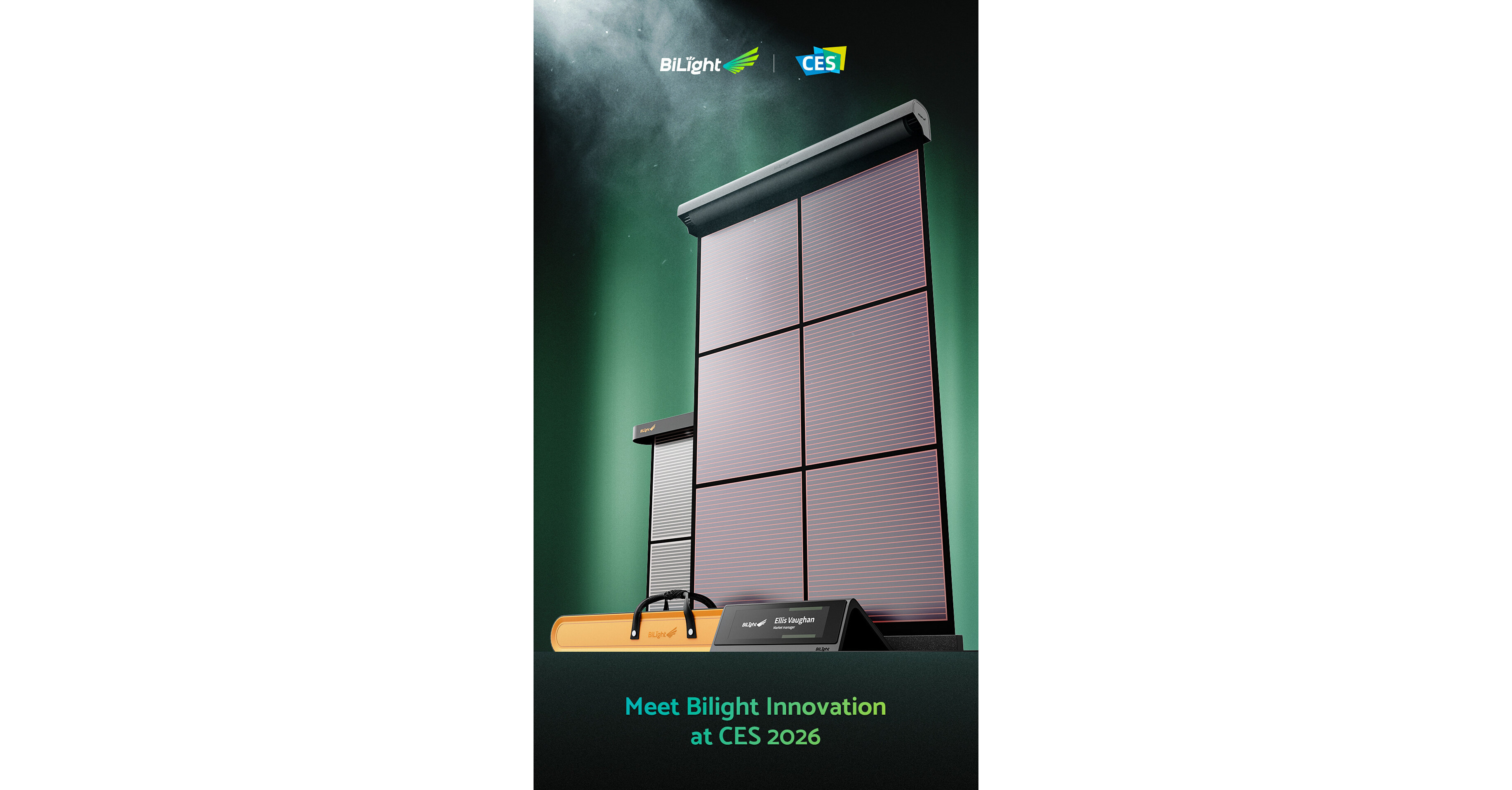 BiLight Shines at CES 2026: Flexible Perovskite PV Takes Global Stage, Uniting Partners for an Energy Innovation Era