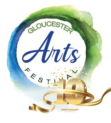 Gloucester Arts Festival 10th Anniversary Logo