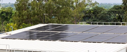 Digwal (Installation of Rooftop Solar System): A 240 kWp rooftop solar system was installed in April 2024 to support on-site renewable energy generation. In FY2025, the system generated approximately 607 GJ of renewable power, contributing to a reduction of 123 tCOâ‚‚e emissions. This initiative strengthens our efforts to expand clean energy use within our operations. Digwal (Installation of Rooftop Solar System): A 240 kWp rooftop solar system was installed in April 2024 to support on-site renewable energy generation. In FY2025, the system generated approximately 607 GJ of renewable power, contributing to a reduction of 123 tCOâ‚‚e emissions. This initiative strengthens our efforts to expand clean energy use within our operations.