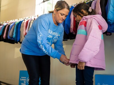 In partnership with Operation Warm®, during the 2026 Subaru Loves to Help® initiative, Subaru of America, Inc. and its retailers nationwide will host gifting events with shelters and support agencies in their local communities to provide more than 140,000 children in urgent need with the essential clothing they need to thrive.