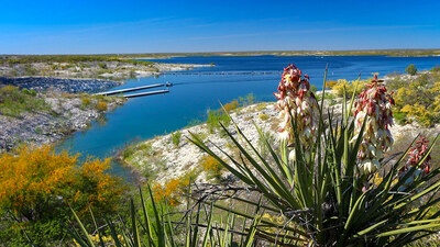 Beautiful views at WNP's newest partner park, Amistad National Recreation Area, a perfect fishing, boating, camping, and stargazing spot.