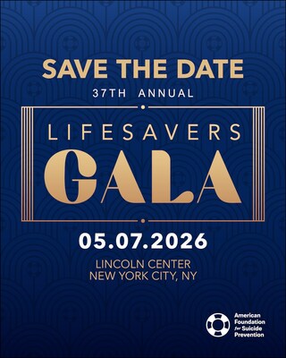AFSP's 37th Annual Lifesavers Gala Save the Date