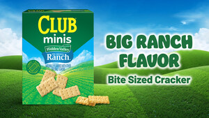 CLUB® CRACKERS BRINGS TWO CRAVE-WORTHY INNOVATIONS TO THE SNACK AISLE WITH NEW CLUB® MINIS HIDDEN VALLEY™ RANCH AND CLUB® EXTRA BUTTERY