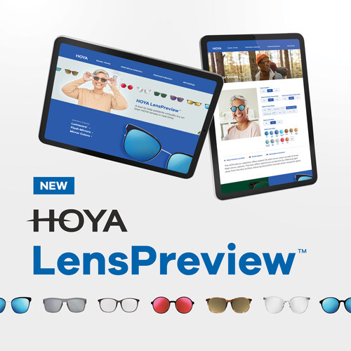 Introducing the new HOYA LensPreview: a real-time virtual try-on tool to help patients find their perfect lenses.