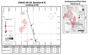LUCA DRILLS 55.8 METRES OF 5.90 G/T AUEQ AT CAMPO MORADO - CONFIRMS NEAR-MINE HIGH-GRADE MINERALIZATION AND EXPANDS EXPLORATION PROGRAM