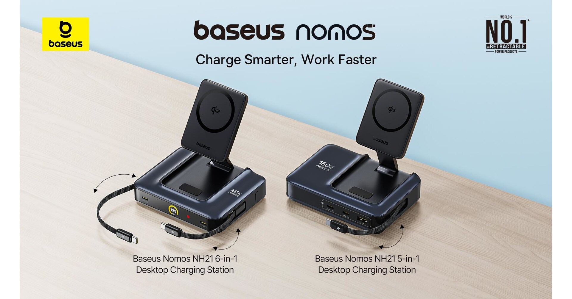 Baseus Launches New Nomos II Charging Station to Deliver Powerful, Tidy, Multi-Device Charging