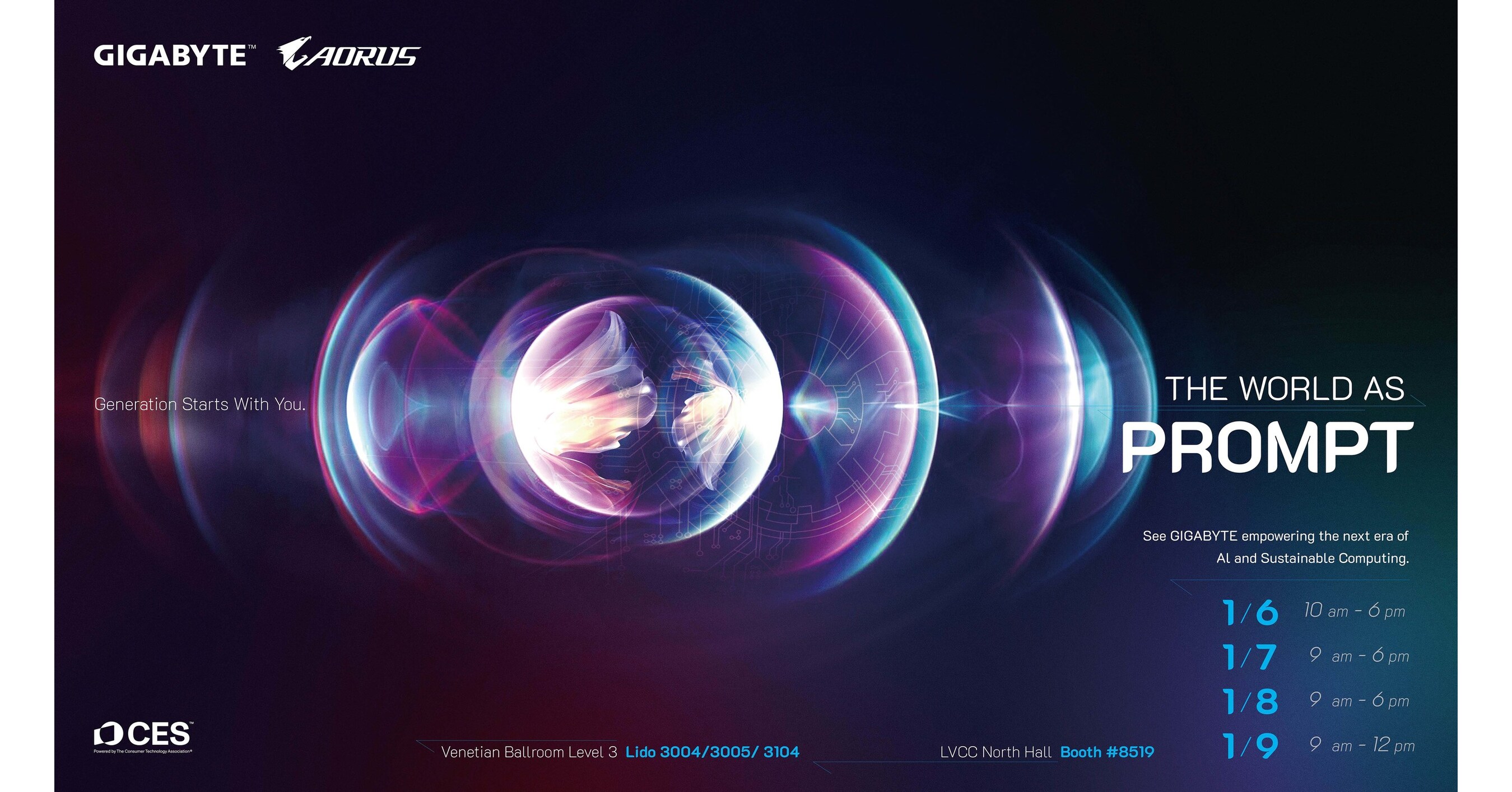 GIGABYTE Redefines Human-AI Interaction at CES 2026 with a Fully Immersive, Participatory Experience