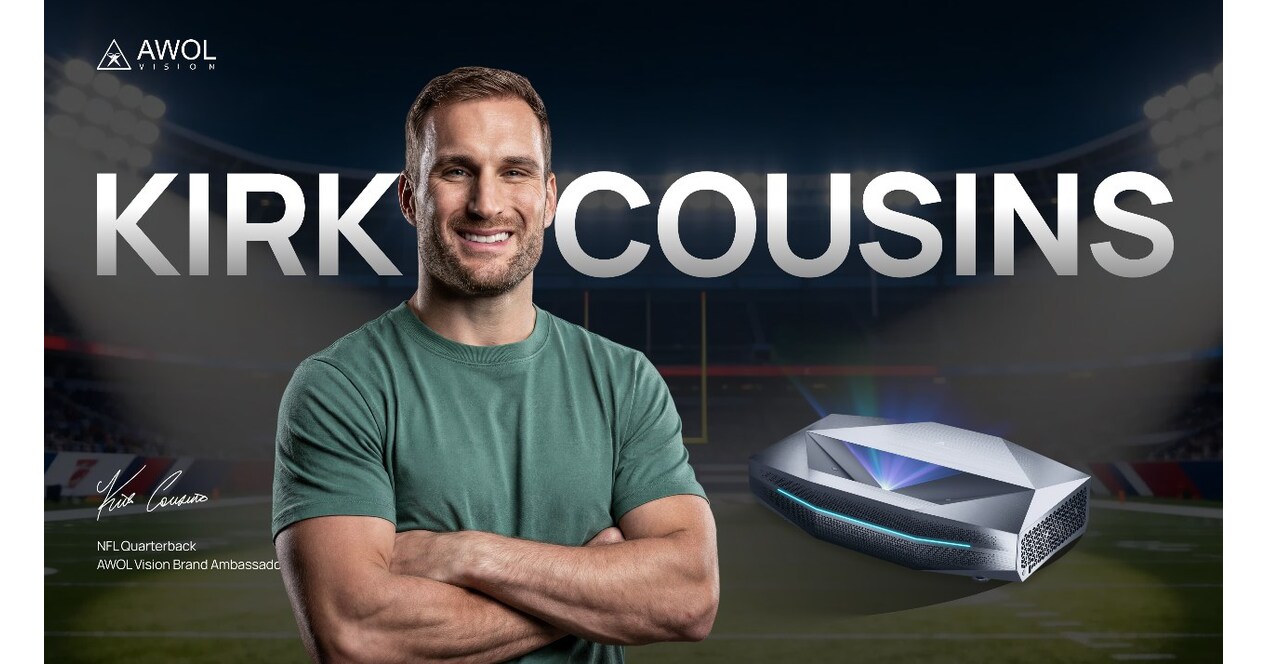 AWOL Vision Announces NFL Quarterback Kirk Cousins as Brand Ambassador Following CES 2026 Debut