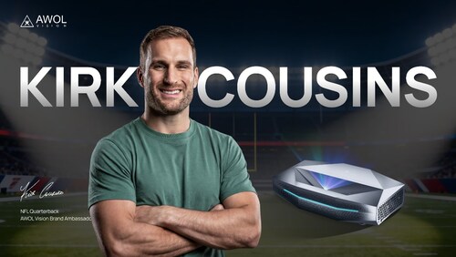 AWOL Vision & Valerion Brand Ambassador Kirk Cousins