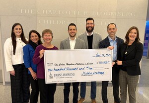 Kiddie Academy donates $100,000 to Johns Hopkins Children's Center