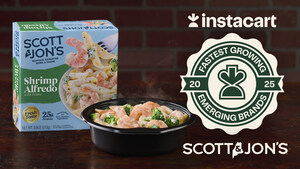 Scott &amp; Jon's Ranks #19 on Instacart's Fastest-Growing Emerging Brands List, Leading Frozen Complete Meals
